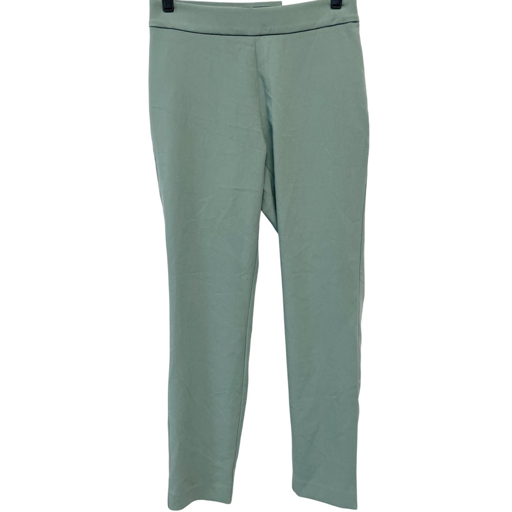A New Day Women's Green High Rise Skinny Stretch Fitted Pants Size 2